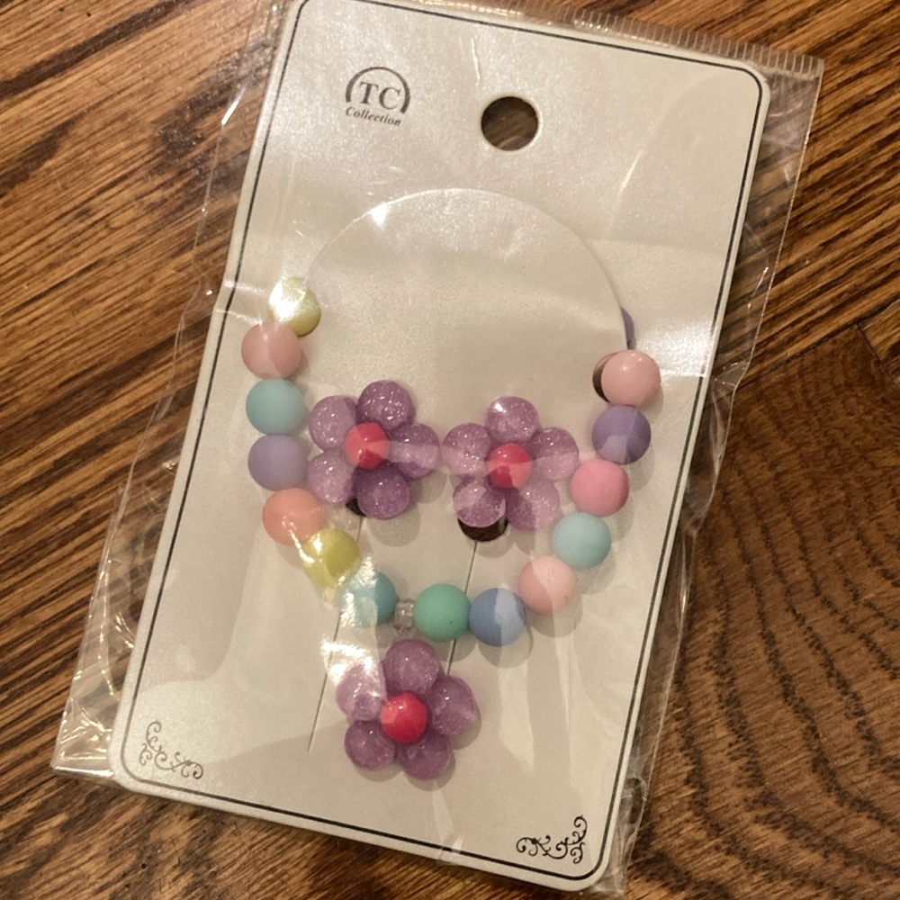 Clip On Earrings + Necklace Set